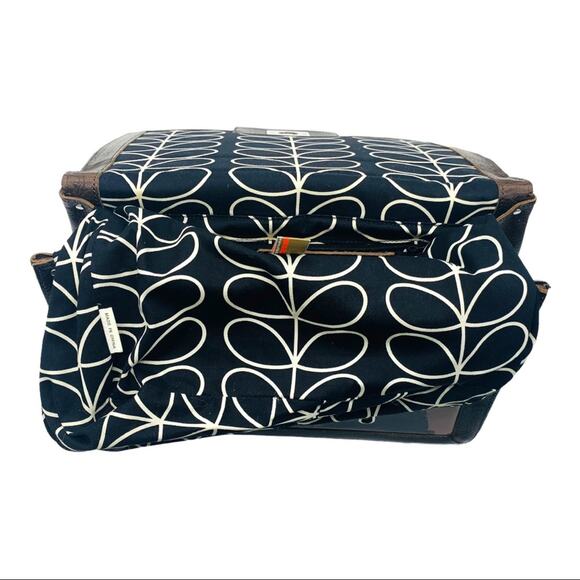 Orla Kiely Brown and Green Satchel - Picture 8 of 15